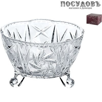 Коралл GB1648TYH-1 конфетница, стекло, 95×95×65 мм, в упаковке 1 шт.