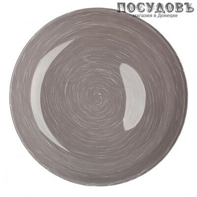 Luminarc Stonemania H3548 тарелка глубокая, стекло упрочненное, цвет серый, Ø200 мм, Франция 1 шт.
