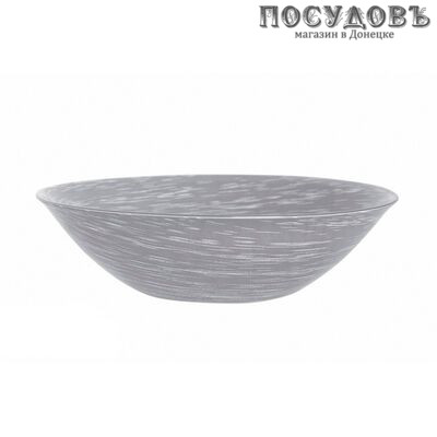Luminarc Stonemania H3549 салатник, стекло упрочненное, цвет серый, Ø165 мм, 480 мл, Франция 1 шт.