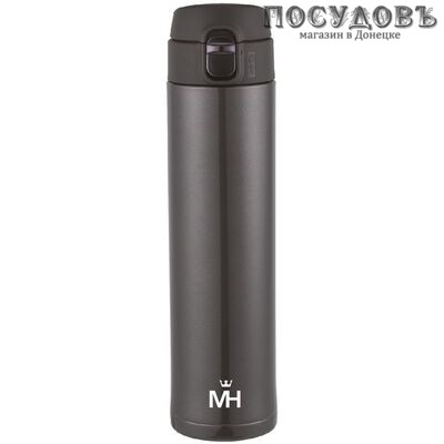 MercuryHaus MC-7346 термокружка, колба сталь нержавеющая 18/10 520 мл, серый