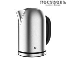 BQ Steel KT1827SW электрочайник, 2200 Вт, 1700 мл, сталь нержавеющая, сталь-черный