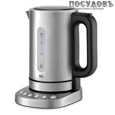 BQ KT1828SW электрочайник, 2000 Вт, 1700 мл, сталь нержавеющая, сталь-черный