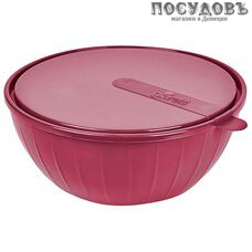 Пластик Репаблик Sugar n Spice Vanilla 186811054 брусника салатник 5000 мл   (с крышкой) без упаковки 1 шт.