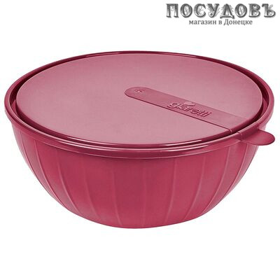 Пластик Репаблик Sugar n Spice Vanilla 186811054 брусника салатник 5000 мл   (с крышкой) без упаковки 1 шт.