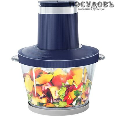 Centek CT-1397 чоппер-измельчитель 600 Вт, чаша пластик 2000 мл, две пары ножей