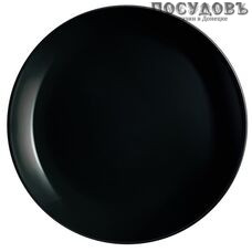 Luminarc Diwali Noire P0789 тарелка десертная, Ø190 мм, стекло упрочненное, Франция 1 шт.
