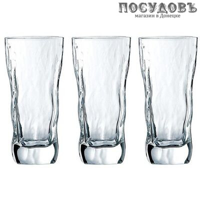 Luminarc Icy G2764, стакан высокий 400 мл, стекло, в упаковке 3 шт.