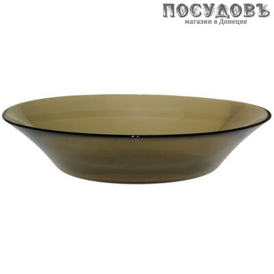 Pasabahce Invitation Bronze 10335SLBZ тарелка глубокая, Ø220 мм, стекло упрочненное 1 шт.