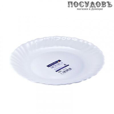 Luminarc Feston q1869\11368 тарелка глубокая, Ø230 мм, стекло упрочненное, Франция 1 шт.