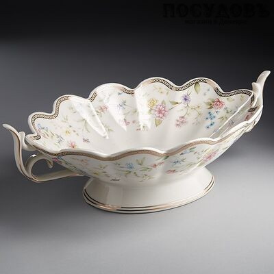 Beatrix Венеция МХ009V фруктовница, фарфор, 320×200 мм, в упаковке 1 шт.