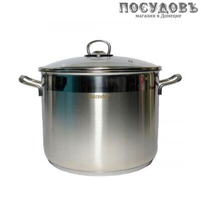 Hascevher 001-240 кастрюля 2,5 л, сталь нержавеющая 18/10, Ø160 мм, капсульное дно, Турция