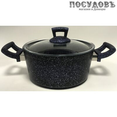 Hascevher 005-011 кастрюля с крышкой 4,0 л, Ø220 мм, алюминий литой, антипригарное покрытие