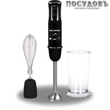 WillMark WHB-1185BS блендер с венчиком и стаканом, 850 Вт, цвет черный