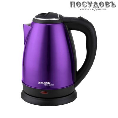 WillMark WEK-1808SS Violet электрочайник, 1800 Вт, 1800 мл, сталь нержавеющая, фиолетовый