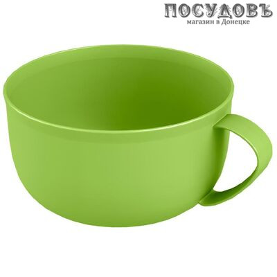 Phibo 433264609 кружка для бульона 500 мл, полипропилен, зеленый 1 шт.
