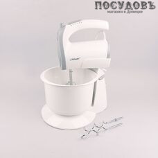 Maestro MR-555 миксер с чашей 2,5 л, 200 Вт, 5 скоростей, цвет белый