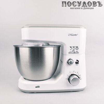 Maestro MR-560 миксер планетарный 4,0 л, 500 Вт, 6 скоростей, цвет белый