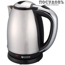 Maestro Rainbow MR-026 электрочайник, 2000 Вт, 1 800 мл, сталь нержавеющая, цвет черный, гарантия 6 месяцев