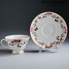 Rosario Цветочный карнавал  Ф2-016P/1 чайная пара, фарфор, в подарочной упаковке 2 пр.
