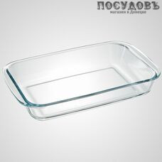 Забава РК-0012 форма для запекания, стекло жаропрочное, 395×238×52 мм, 2900 мл