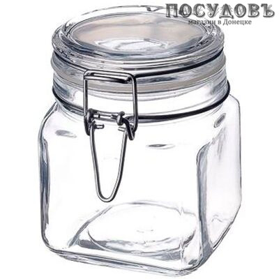Pasabahce Kremlin 97624SLB банка для хранения с крышкой, Ø95,7×108 мм, 740 мл, стекло, Россия 2 пр.
