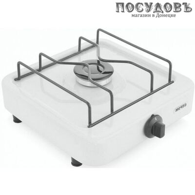 Мечта 100М плита газовая отдельностоящая, 1-конфорочная, стеклоэмалевое покрытие, цвет белый