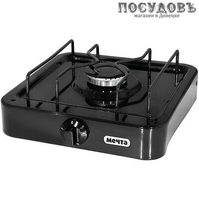 Мечта 101Т плита газовая отдельностоящая, 1-конфорочная, стеклоэмалевое покрытие, цвет черный