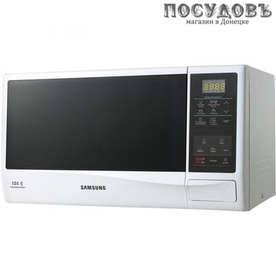 Samsung ME83KRW-2/BW отдельностоящая микроволновая печь, 800 Вт, 23 л, белый, черный