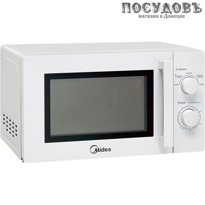 Midea MM720CY6-W отдельностоящая микроволновая печь, 700 Вт, обычная (соло), 20 л, белая