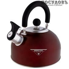 MercuryHaus MC-7807 чайник со свистком, 3,0 л, сталь нержавеющая