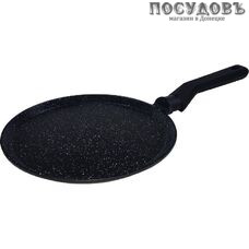 Victoria Diamond induction D0224 сковорода блинная Ø240×20 мм, алюминий литой, мраморное покрытие Greblon C3+ (Германия)