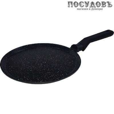 Victoria Diamond induction D0224 сковорода блинная Ø240×20 мм, алюминий литой, мраморное покрытие Greblon C3+ (Германия)