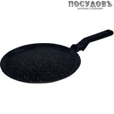 Victoria Diamond induction D0226 сковорода блинная Ø260×20 мм, алюминий литой, мраморное покрытие Greblon C2+ (Германия)