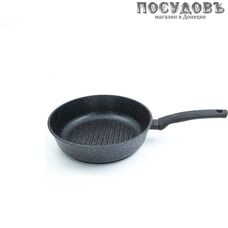 Victoria Diamond induction D0124 сковорода-гриль Ø240×61 мм, алюминий литой, мраморное покрытие Greblon C3+ (Германия)