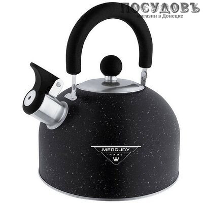 MercuryHaus MC-7808 чайник со свистком, 3,0 л, сталь нержавеющая