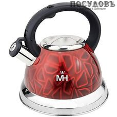 MercuryHaus MC-7823 чайник со свистком, 3,0 л, сталь нержавеющая
