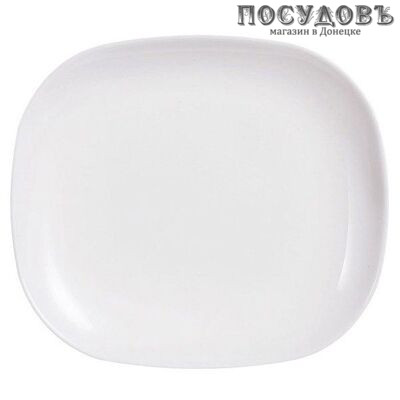 Luminarc Sweet Line J0561 тарелка десертная, стекло упрочненное, цвет белый, 215×190 мм, Франция 1 шт.