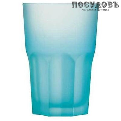 Luminarc Techno Colors P0377, стакан высокий 400 мл, стекло, Франция 1 шт.