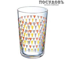 Luminarc Trigone Grey P0633, стаканы в наборе 300 мл, стекло упрочненное, Франция, в упаковке 3 шт.