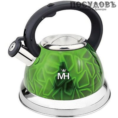 MercuryHaus MC-7825 чайник со свистком, 3,0 л, сталь нержавеющая