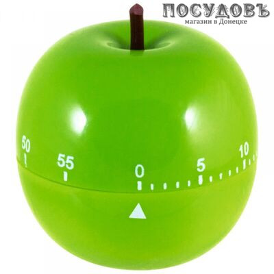 Mallony Apple 3541 таймер кухонный на 60 минут, металл, пластик