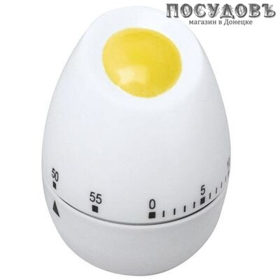 Mallony Egg 3619 таймер кухонный на 60 минут, металл, пластик, 70×75 мм