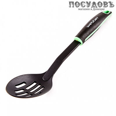 Webber Classic Oregano BE-1157N, шумовка, 320×65×35 мм, нейлон, цвет черный с зелёным, на блистере 1 шт.