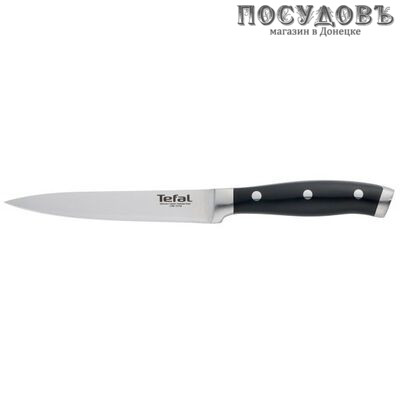 Tefal K1410574 нож универсальный, лезвие сталь нержавеющая 125 мм, на блистере 1 шт.