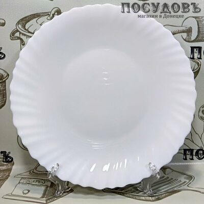 Luminarc Feston h3662/L3458 тарелка обеденная, стекло упрочненное, Ø250 мм, Франция 1 шт.