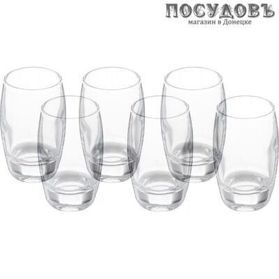 Pasabahce Pleasure 420502B, стопка 60 мл, стекло, в упаковке 6 шт.