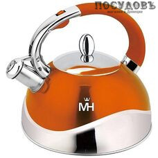 MercuryHaus MC-7836 чайник со свистком, 3,0 л, сталь нержавеющая, капсульное дно