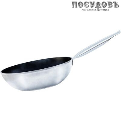 Биол Profi 2818Н сковорода вок, 4,0 л, Ø280×86 мм, алюминий литой, антипригарное покрытие Greblon