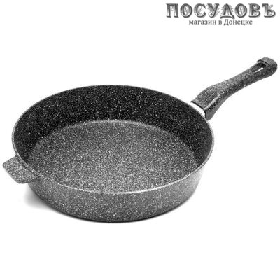 Алита Хозяюшка 12702 сковорода Ø260×60 мм, алюминий литой, мраморное покрытие Greblon