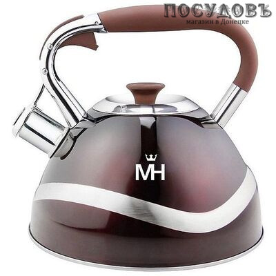 MercuryHaus MC-7838 чайник со свистком, 3,0 л, сталь нержавеющая, капсульное дно